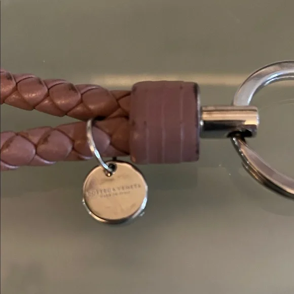 Bottega Venetta Braided Keychain with charm UNISEX EUC - Picture 4 of 7